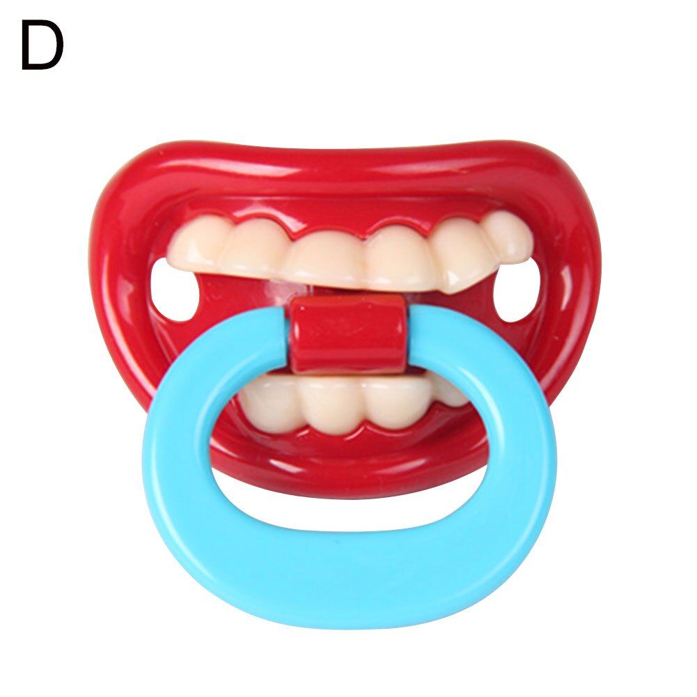 Halloween Newborn Baby Pacifier Funny Big Mouth Dummy Nipple Teat Baby Pacifier Soother Teether Toy