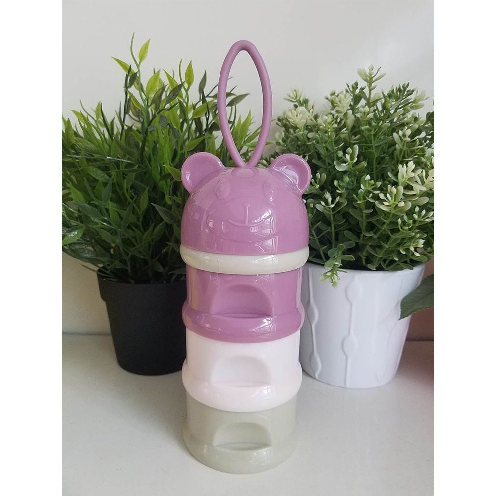Colorful Portable 3-layer Detachable lk Powder Storage Box