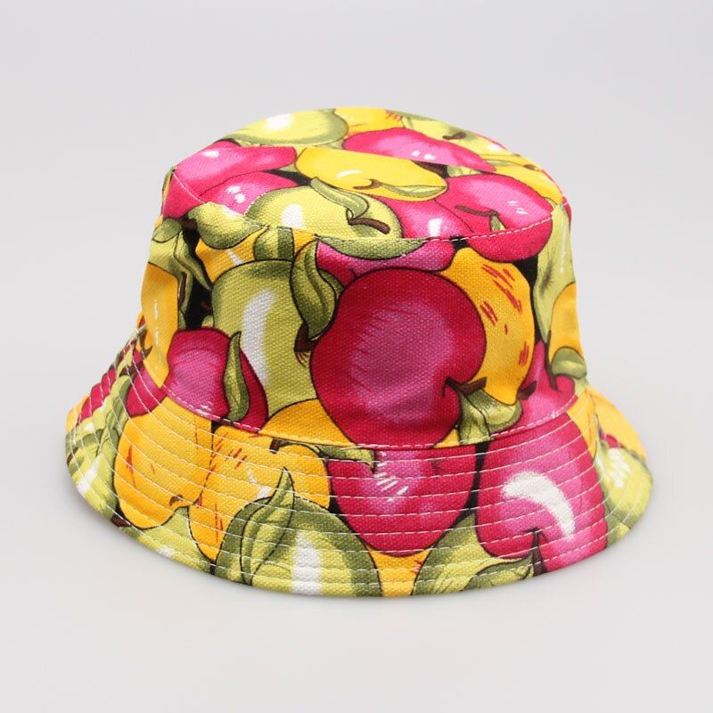 Retail 2-6years Fisherman caps sunbonnet sun hats printing cartoon baby children kids spring summer fall