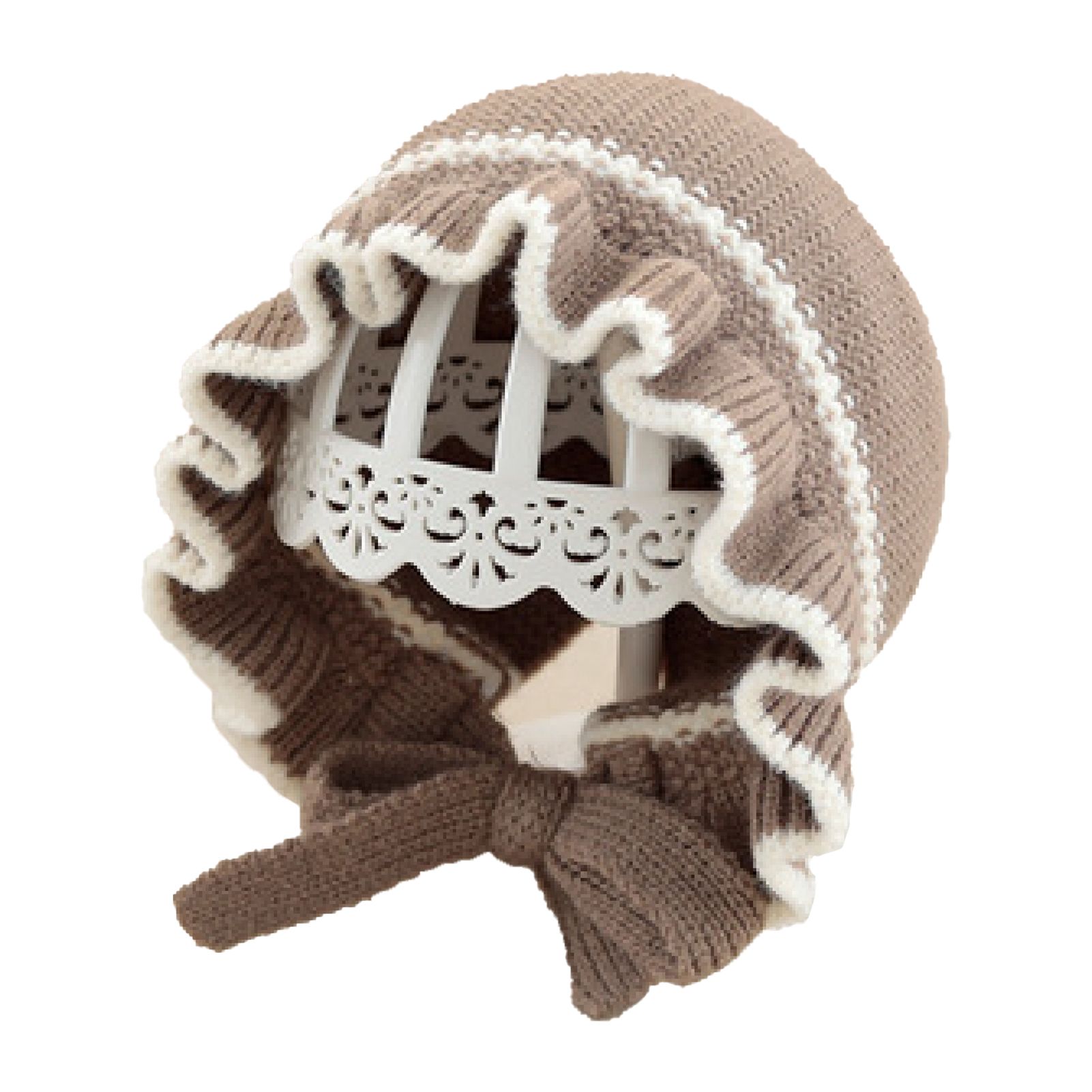 Baby Hat Skin-friendly Wear Resistant Cotton Infant Ear Protection Warm Winter Hat for Outdoor