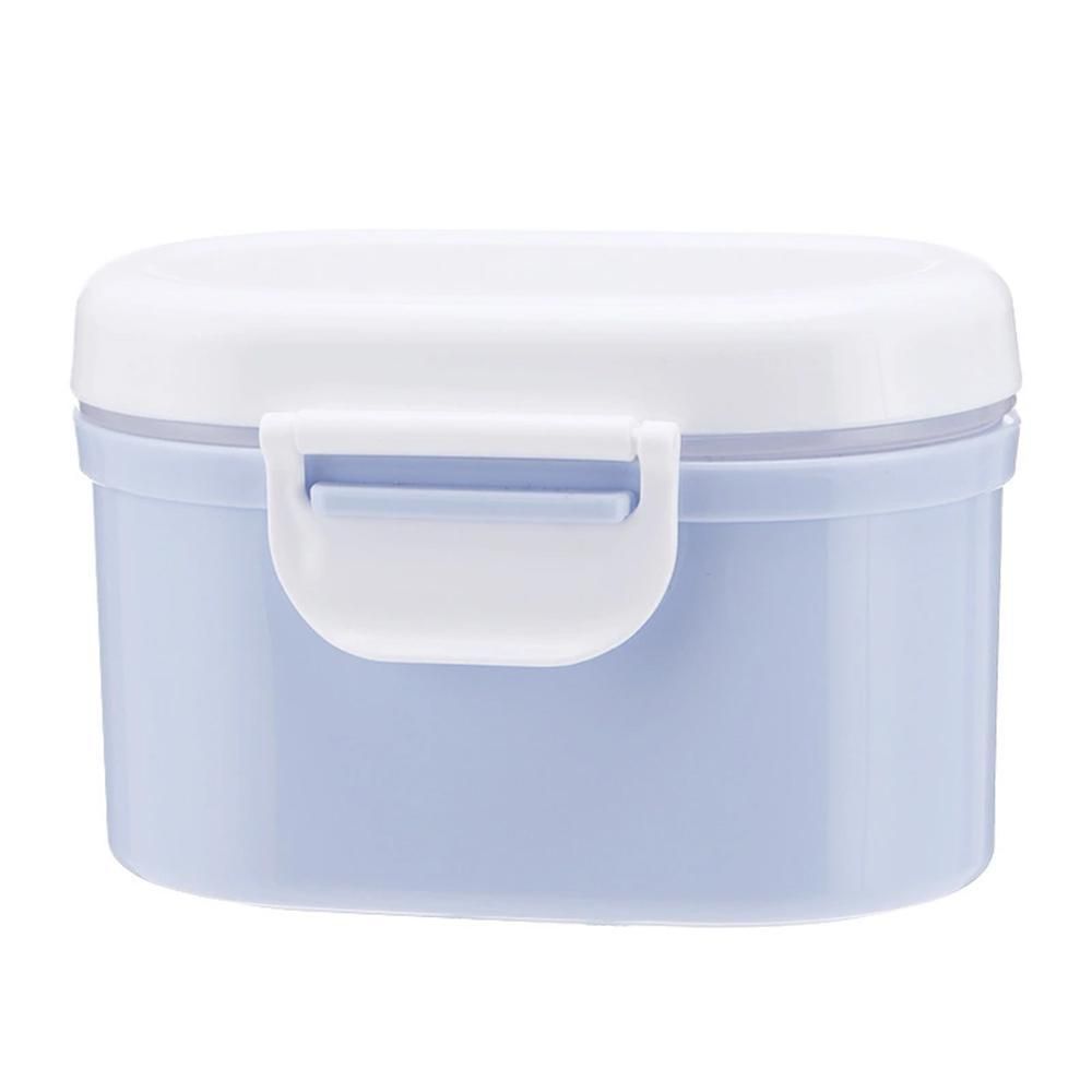【ALLGOOD】Large Capacity Airtight Milk  Storage Box with Spoon,Free Milk  Container,Food Storage Candy Fruit Snack Box for Infant Toddler Children Travel
