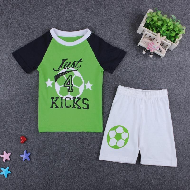 Soccer Short Sleeve Shorts Two Set Clothes