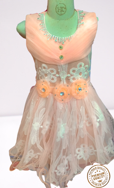 Princess Dress Eid Dress wedding Party Dress- China imported party dress(2 to 7 years)