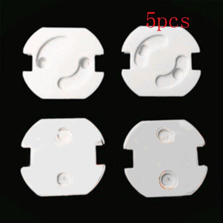 1/5PCS EU Child Baby ty Anti-electric Shock Socket Cover Power Socket Outlet Plug Cover Baby Child ty