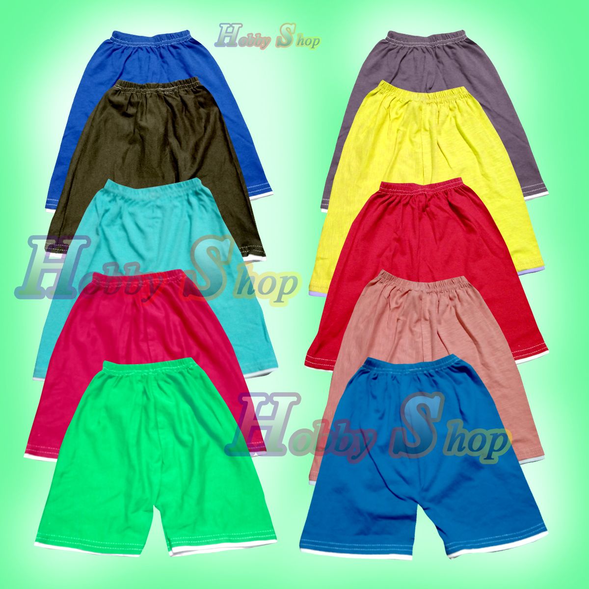 Multi Color Kids Half Pant ( 10 Pieces Combo) by difference color