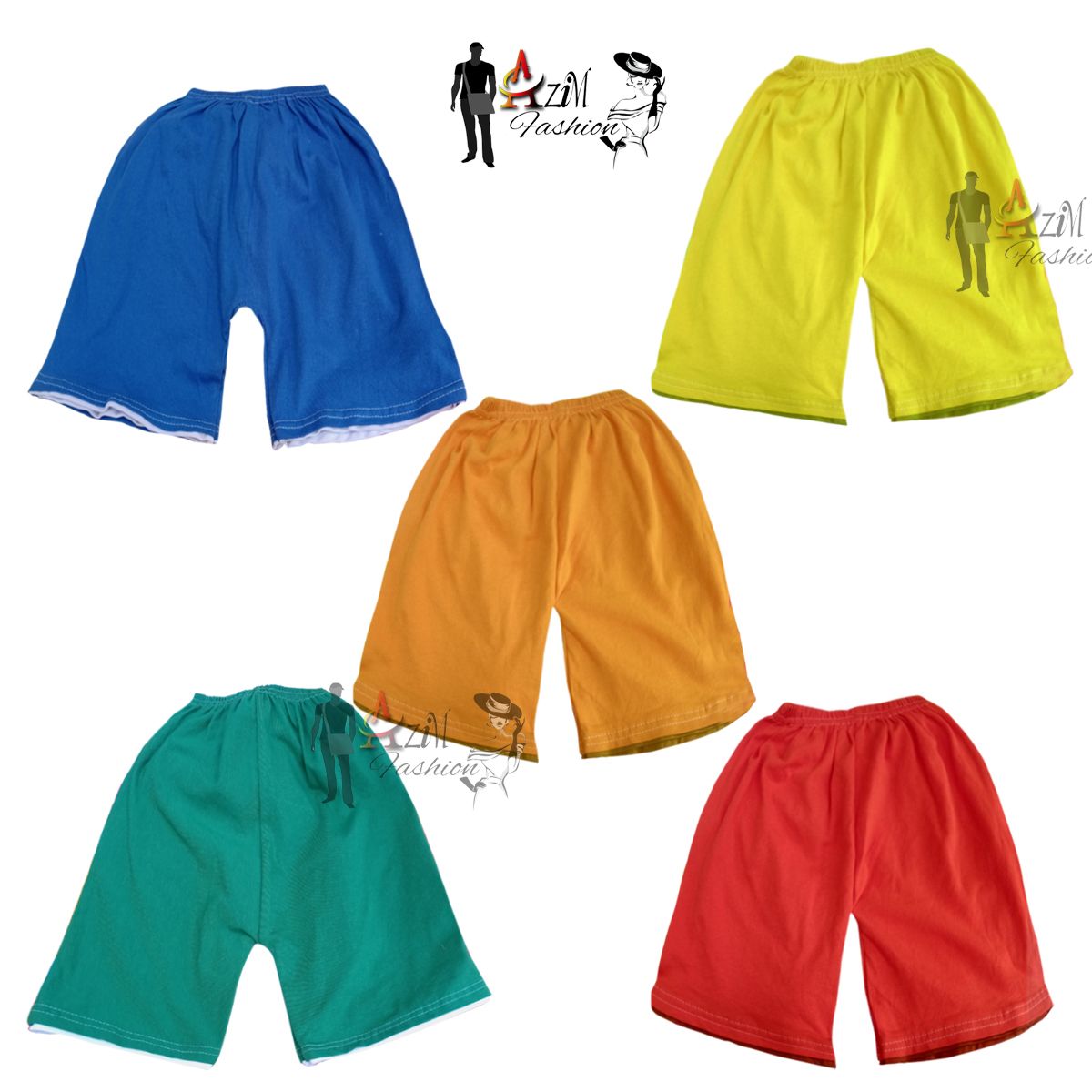 5 Pieces One Color Boy Half Pant Same Design by Any color