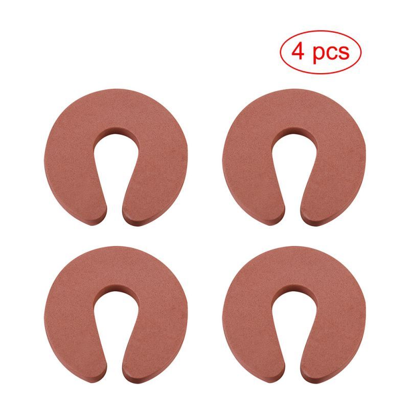 4 Pcs/lot Kid U Shaped Finger Pinched Guard Baby Proofing Doors Foam Door Stopper Prevents Injuries