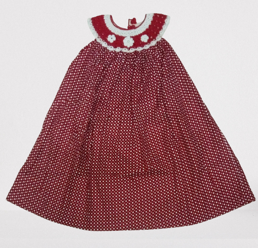 কুশিকাটার বেবি ফ্রক- crochet baby frock