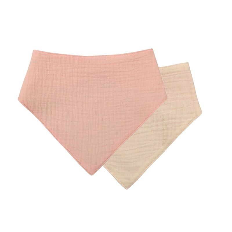 Newborn Double Side Floral Print Bibs Boys Girls Waterproof Cotton Linen Saliva Towel Bandana Scarf Baby Shower Gifts