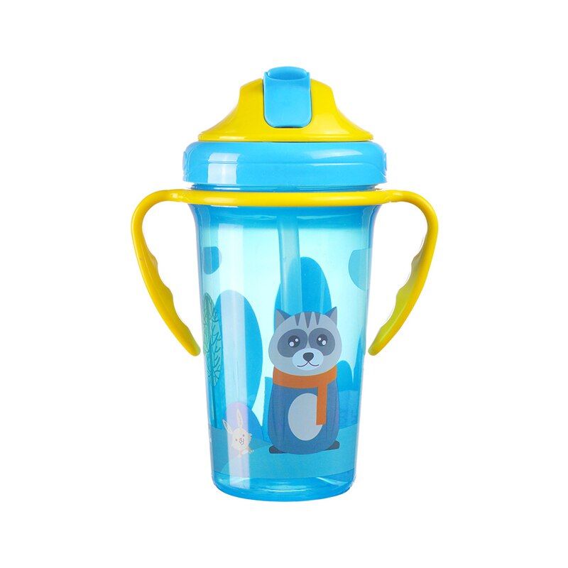 BPA Free New Baby Training Cup Infant Leak-Proof Cute Drinker Toddler Anti-fall Handle Bottles Kid Healthy Drink Kettle MY0052
