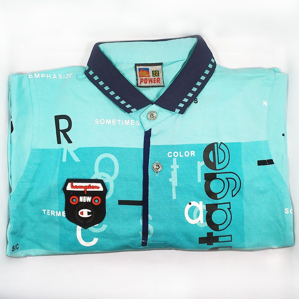 Export-Quality Short Sleeve T-shirt with Pant for Boys