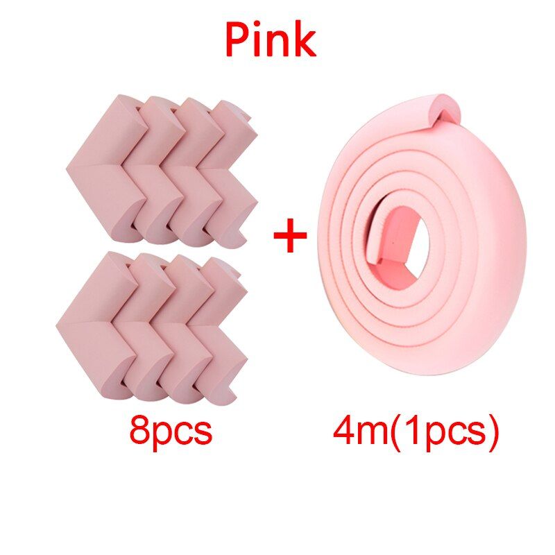 TUSUNNY 4M Child ty Protection Table Guard Baby ty Products Edge Furniture silicone protection cover Corner protection