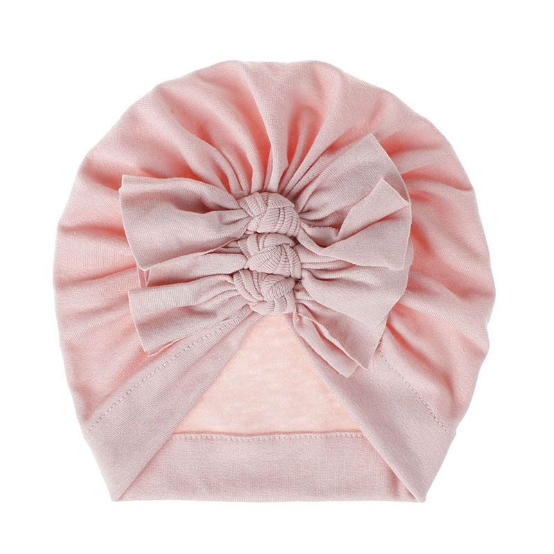 Autumn Winter Baby Hat For Girls Bows Turban Hats Infant Photography Props Cotton Kids Beanie Baby Cap Accessories Children Hats