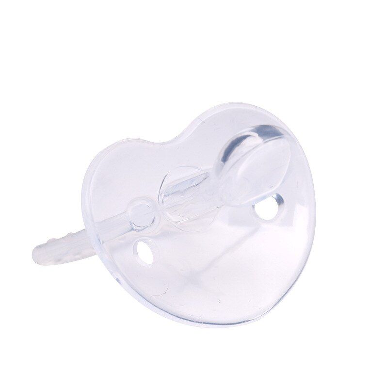 Newborn Baby Soother Round Pacifier Chupeta Attache Tetine Theether Infant Kids Pacifier Silicone Tranparent Teat Nipple Teether