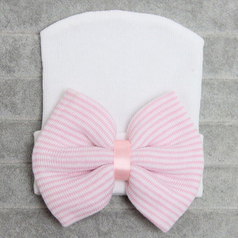 Fashion Newborn Toddler Kids Baby Boys Girls Turban Cotton Beanie Hat Winter Cap Fit for 0-3M