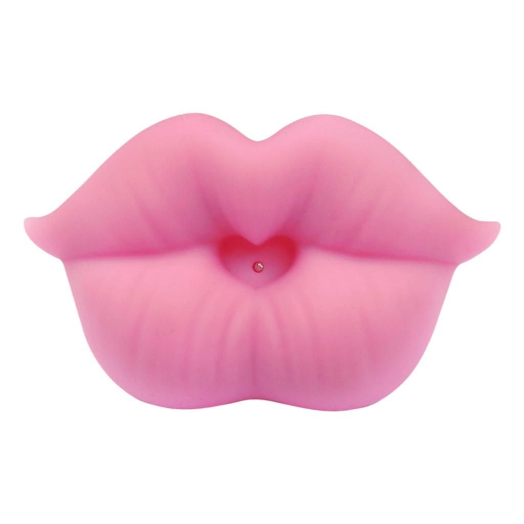 2Pieces Novelty Lips Shaped Pacifier Silicone Baby Pacifer for Toddler