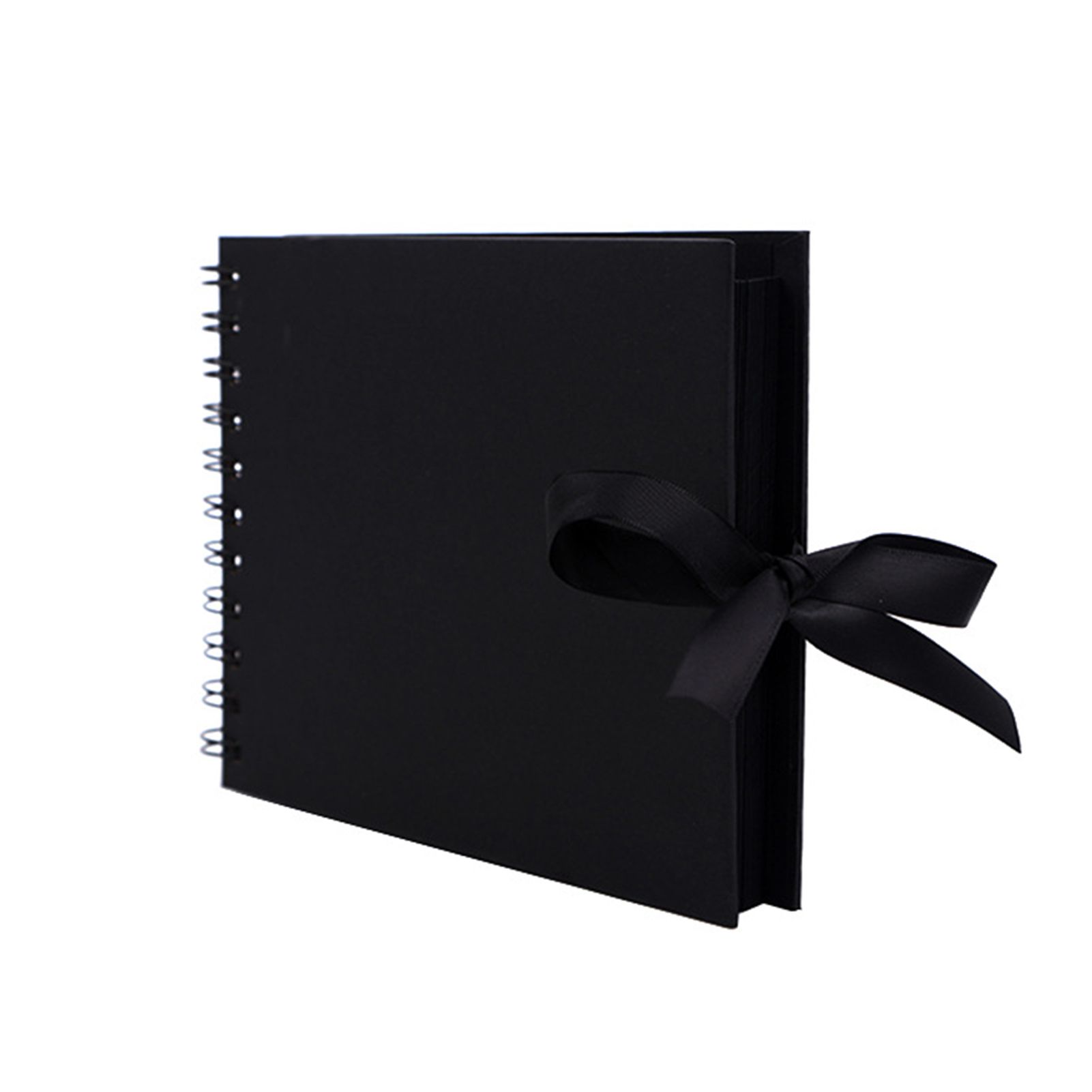 30 Pages Photo Album Bow Ribbon Retro Hand-made Scrapbook Paper DIY Craft Gift