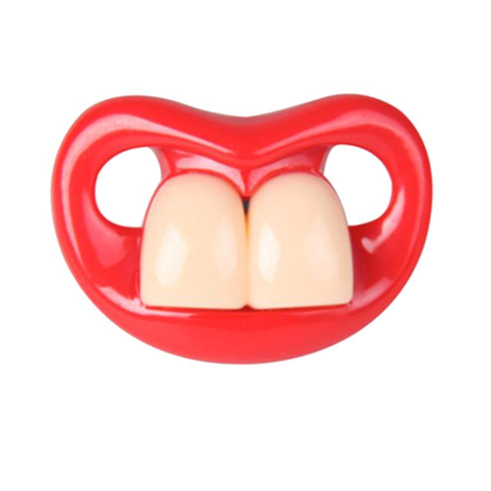 Baby Silicone Pacifier Funny Pacifier Rabbit Teeth Pacifier Beard Pacifier