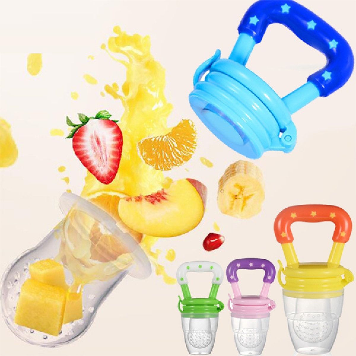 Kids Baby Supplies Nipple Teat Pacifier {Multicolor}