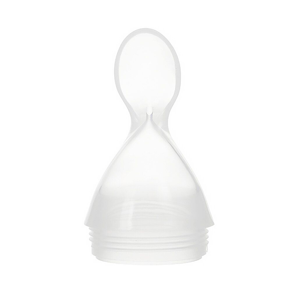 90ml /120ml Silicone Squeeze Bottles Baby Infants Rice Cereal Bottles with Spoon Newborn Toddler Feeder Feeding Bottle