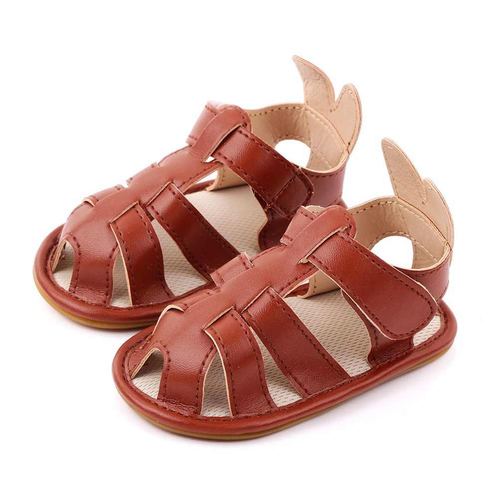 Summer Breathable Faux Leather Baby Soft Sandals Toddler Prewalker Flat Shoes