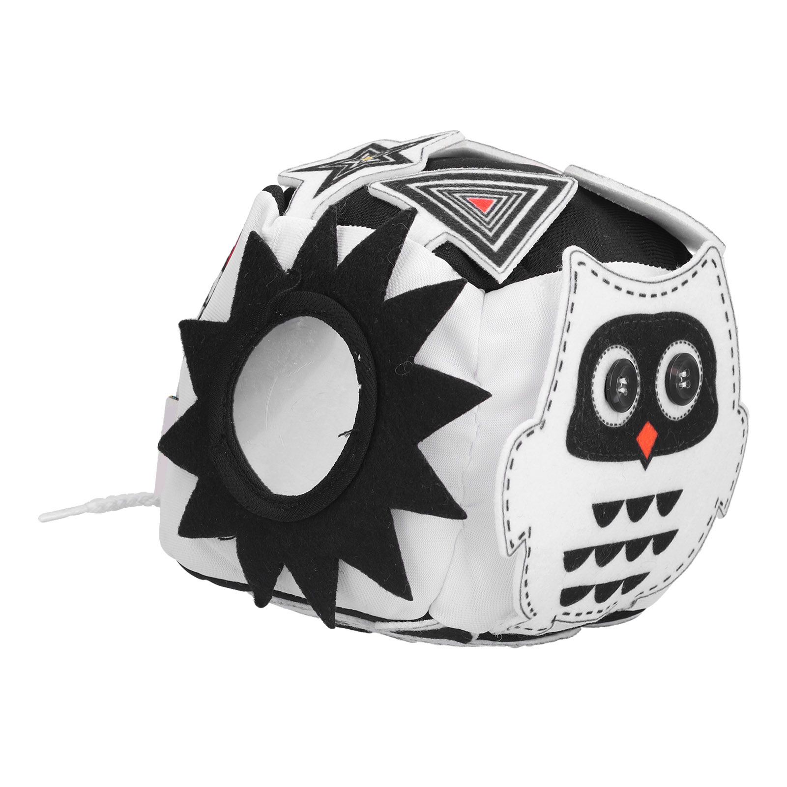 Limeng La Black White Baby Cloth Cube Toy Soft Activity Block Children Educational