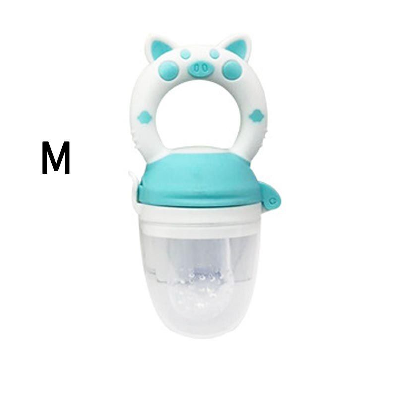 1Pcs Baby Nipple Fresh Food Grade Silicone Baby Pacifiers Feeder Cartoon Pig Pattern Nipple Teat Pacifier Feeding Infant Supplie
