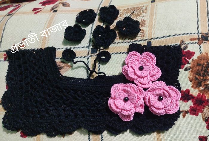 Crochet Neck for girl dress/Kushikatar gola,new baby dress gola