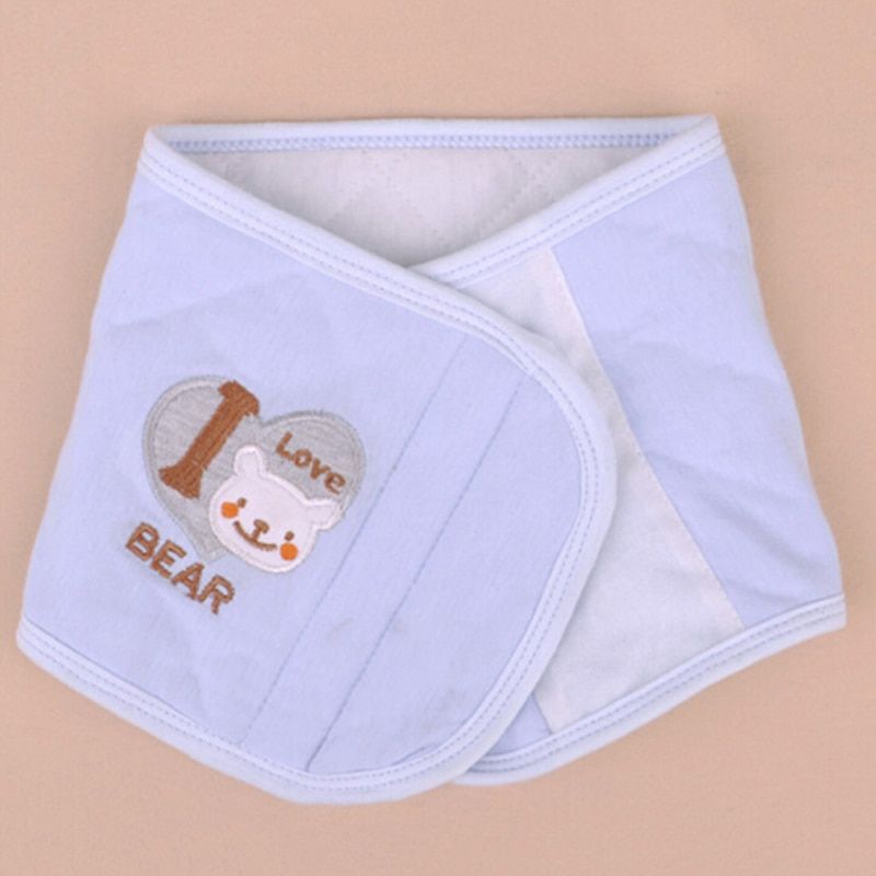 Hot Cartoon Baby Kids Bibs Adjustable Baby Bib Belt Belly Button Protector Band Soft Navel Guard Girth Belt Baby Belly Bands