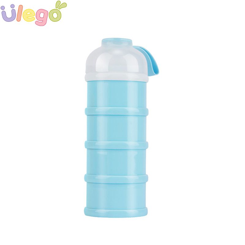 【BestGO】Baby milk  portable box, out-packing box, mini large-capacity four-layer milk  grid