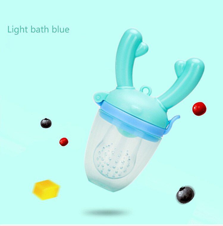 Baby pacifier Fresh Food Nibbler Baby Clips Soother Holder Baby Nipple Feeder Silicone Pacifier Fruits Infant Feeding Supplies