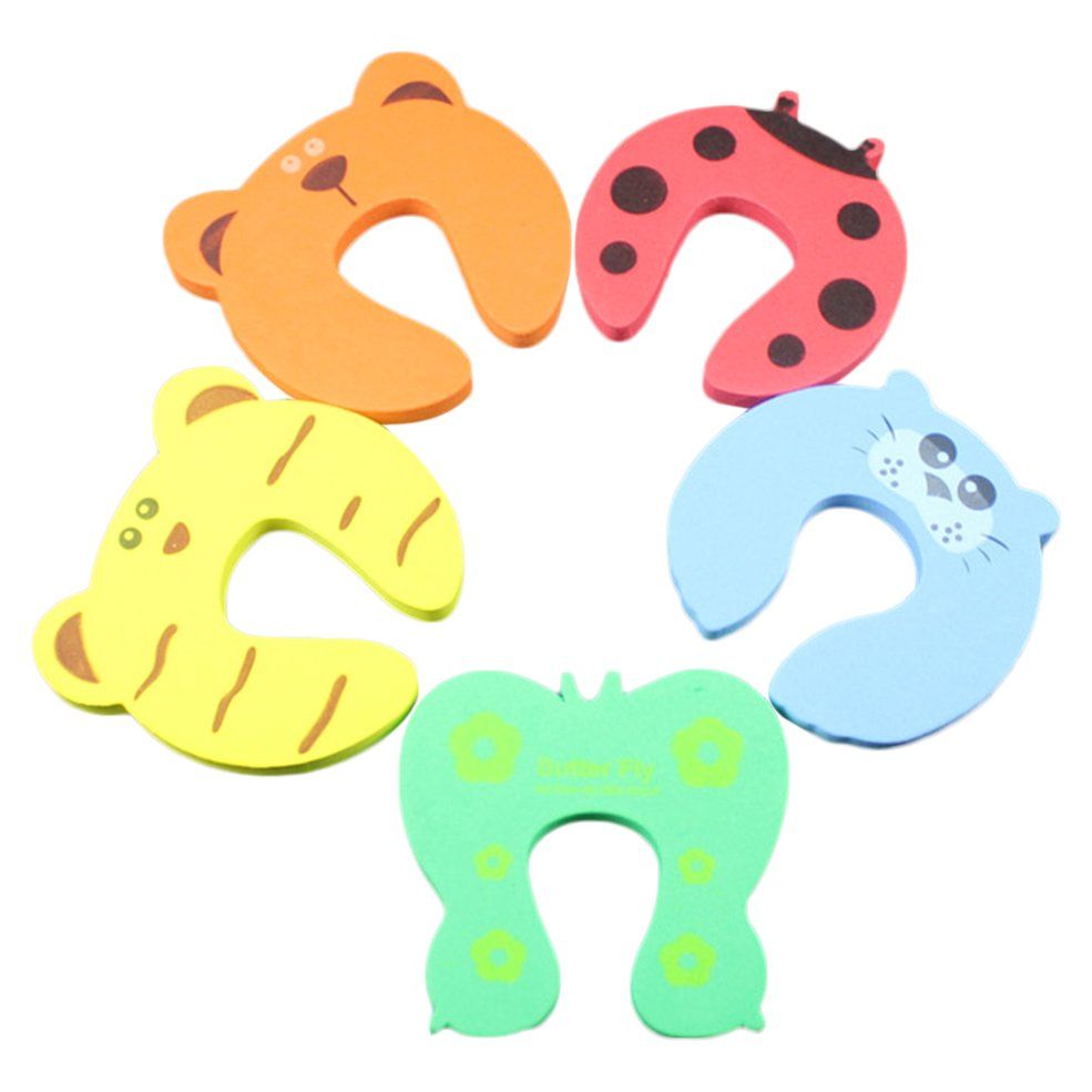 Drawers Cupboard Safety Lock Cartoon Door Guard Children Security Protector random