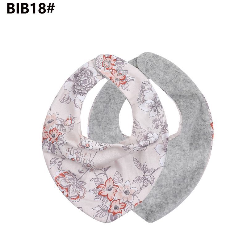 Newborn Baby Boys Girls Waterproof Cute Saliva Towel Kids Toddler Feeding Burp Triangle Cotton Bib Scarf