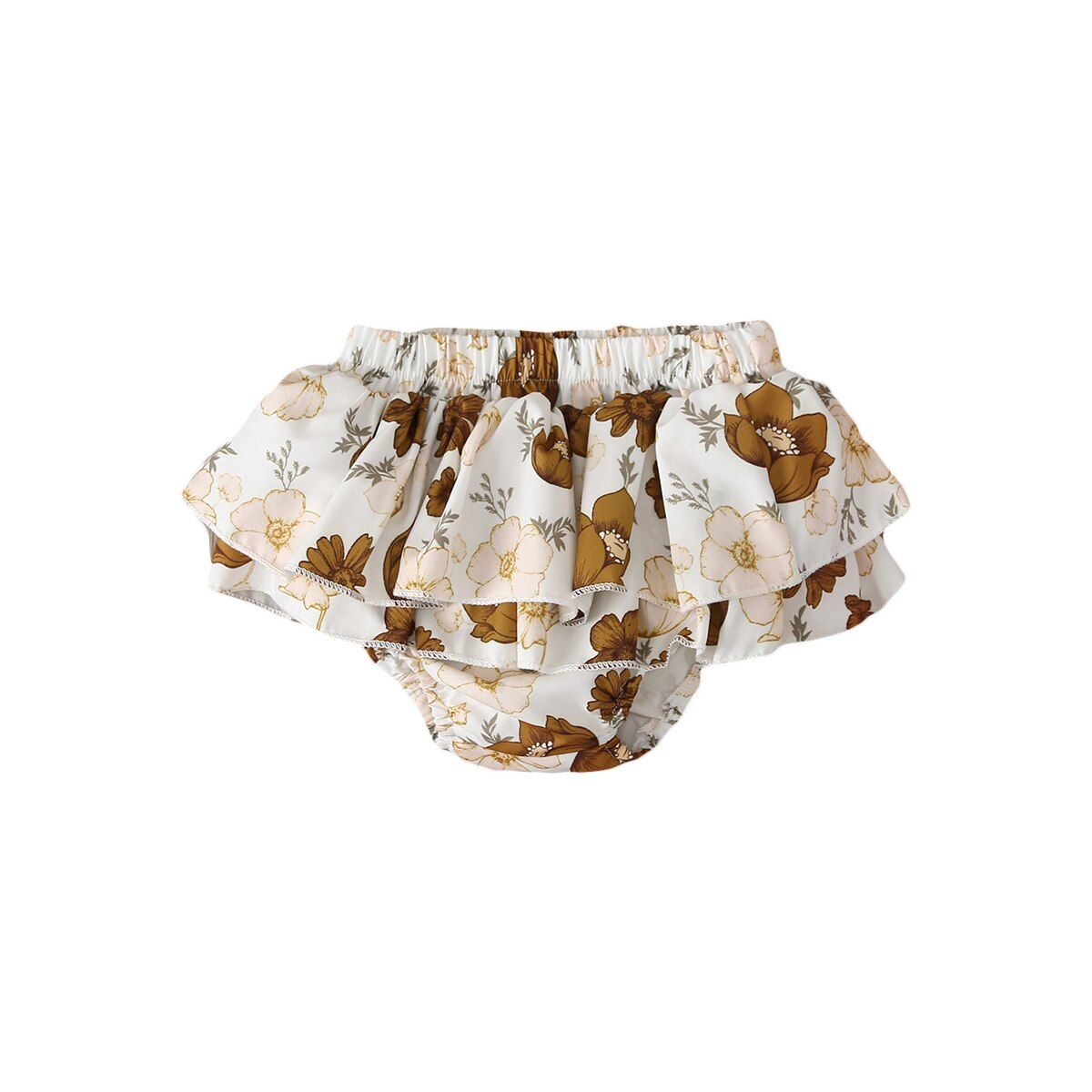2020 Baby Summer Clothing Infant Newborn Baby Girls Floral Ruffled Shorts Solid Skirts Fashion Bottoms PP Shorts