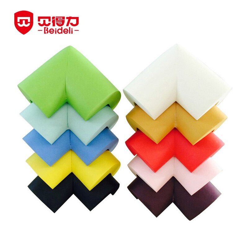 10 pcs/lot Solid Edge & Corner Guards Child ty Products Baby Crash Bar Glass Coffee Table Child Protection Strip 10-010