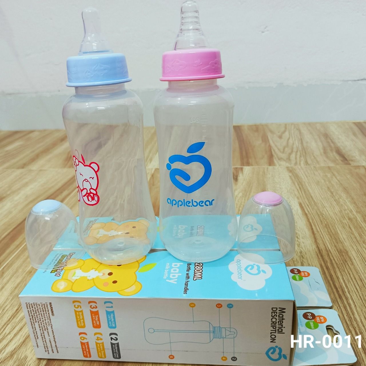 Baby PP Feedin Bottle 280ml-1pcs