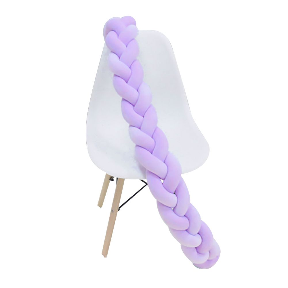 1.5m Baby Infant Crib Knotted Plush Sleep Bumper Cushion Nursery Cradle Decor
