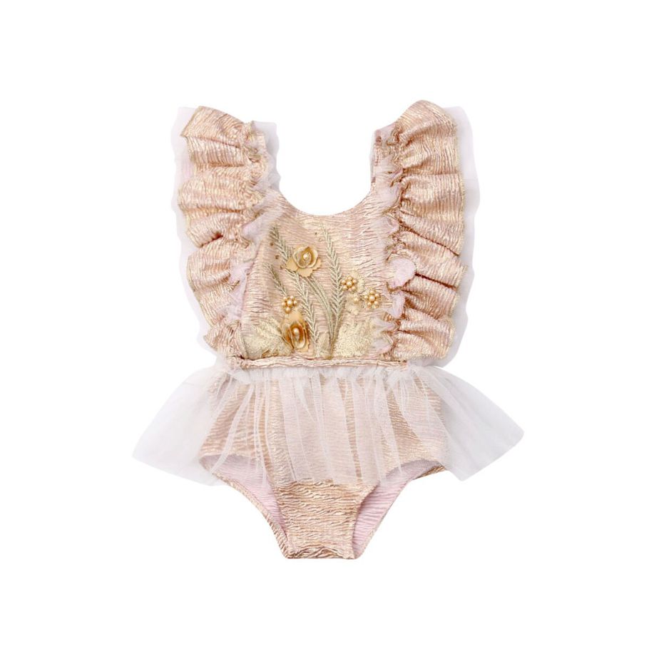 0-24M Newborn Baby Girl Sleeveless Flower Romper Bodysuit Jumpsuit Outfits Sunsuit  Birthday Cake Smash Outfits Princess Romper