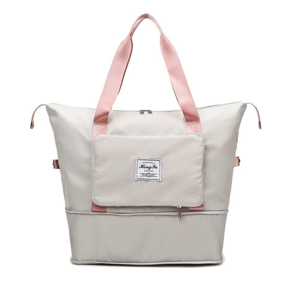 Fashion Women's Shoulder Bag Female Travel Handbag Foldable Large Capacity Shopping Bag Waterproof Oxford Multi-pockets Tote