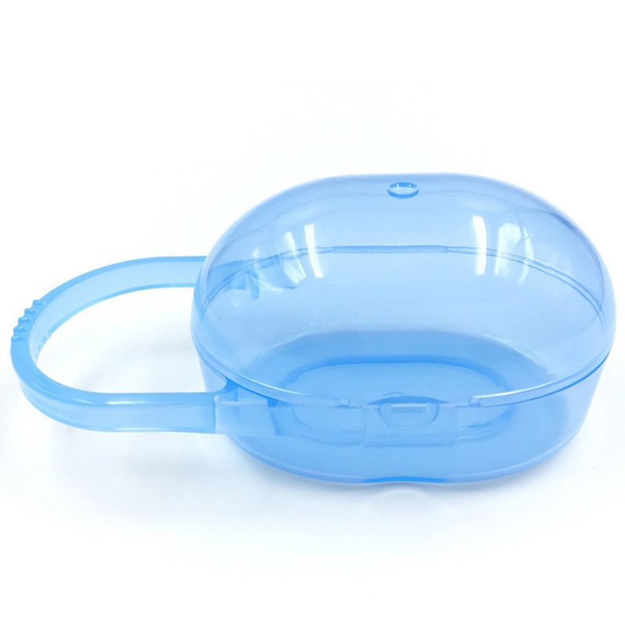 Portable Oval Baby Pacifier Case Box Hangering Dustproof Kids Nipple Cradle Case Holder Travel Storage Nipple