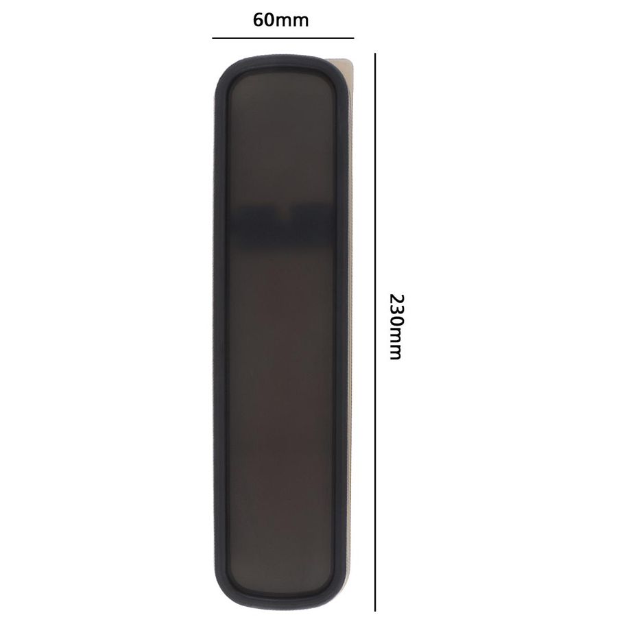 【BestGO】Black Portable PP Cutlery Receptacle Tableware Storage Box with Silicone Pad