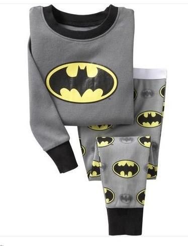 Long Sleeve T-Shirt + Pants Batman Home Suit Set for Baby