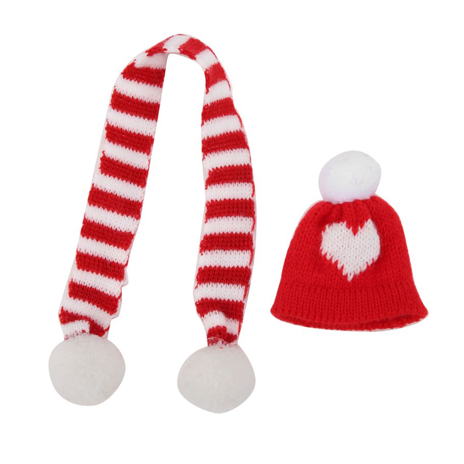 Knitting Mini Scarf Knit Hat for Girls Baby