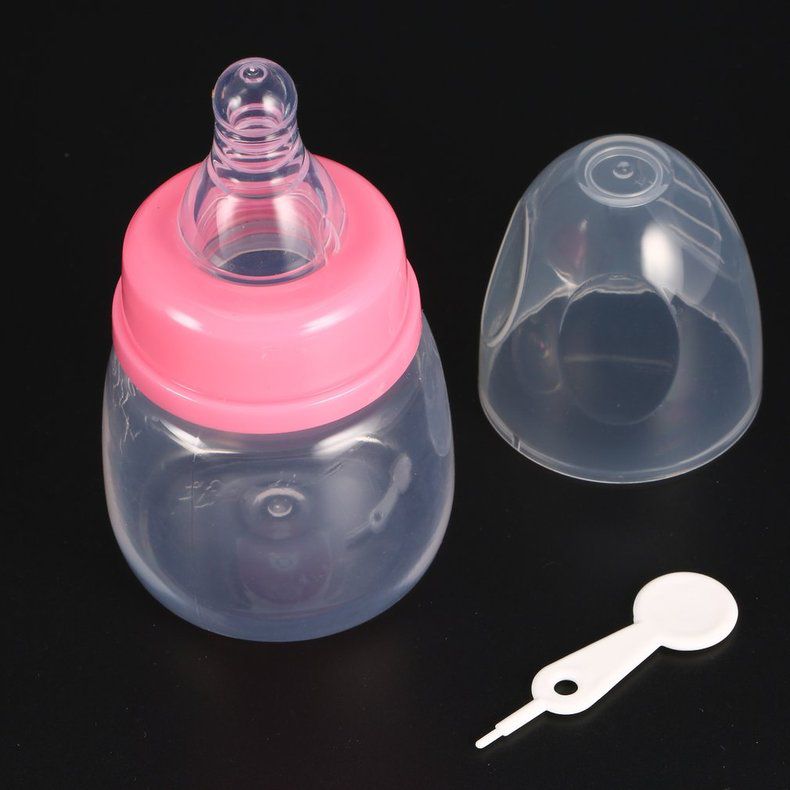Infant Baby 0-18 Months Feeder 60ML PP Nursing Juice Milk Mini Hardness Bottle