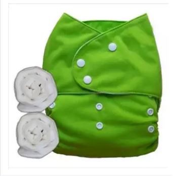 Organic Baby Cloth Diaper With 2 Pad