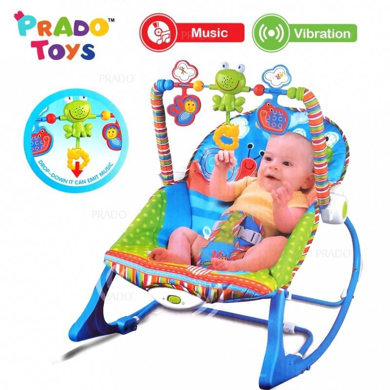 Infant to Toddler Rocker with sleeping sound