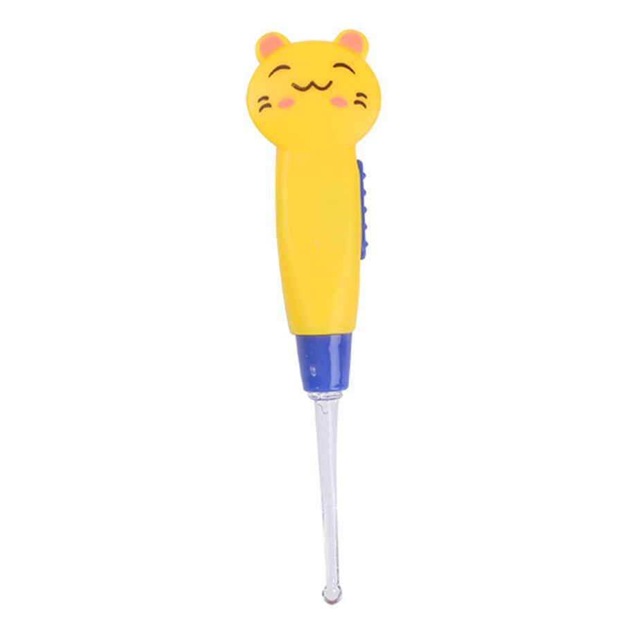 Cartoon Animal Handle LED Light Baby Kid Ear Pick Spoon Earwax Remover Cleaner