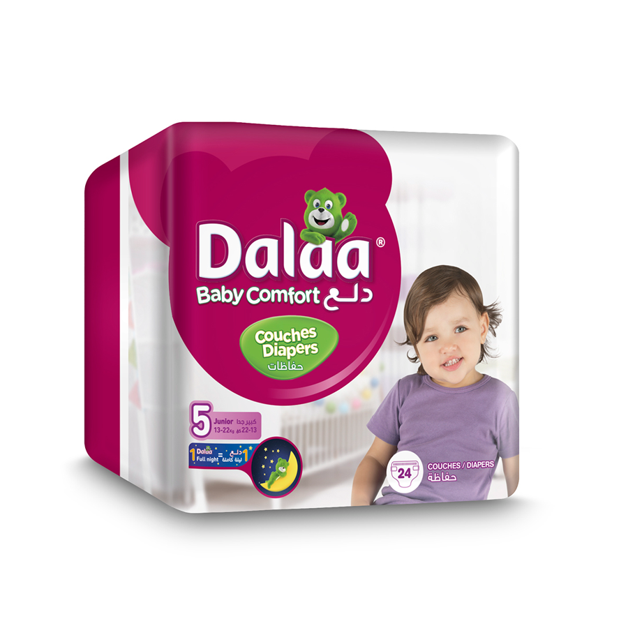 Dalaa Baby Diaper Belt Regular Pack Junior Size 5, 13-22 Kg