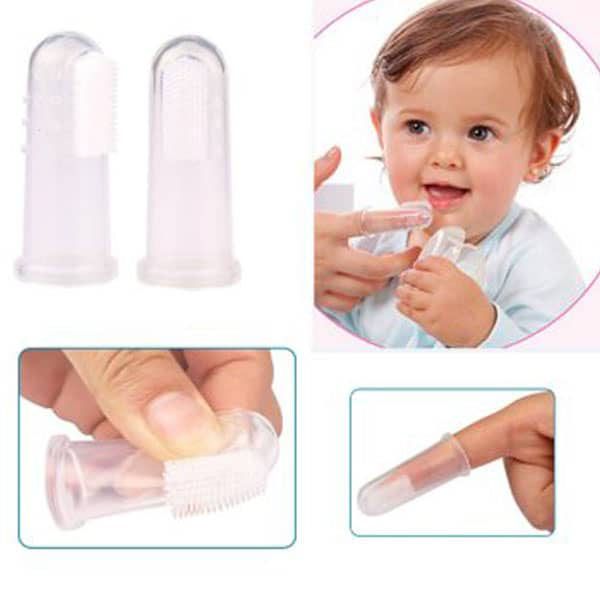 Silicone Baby Finger Tooth Brush With Box