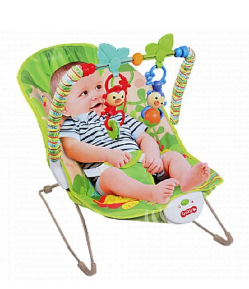 Baby Bouncer With Calming Music iBaby Cartoon Deluxe Bouncer With Calming Music